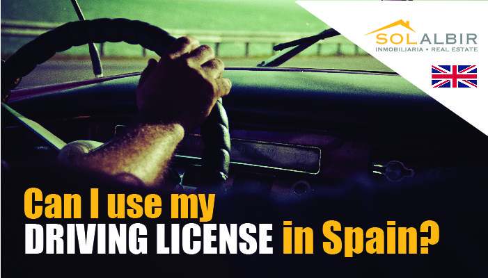 Can I use my driving license in Spain?