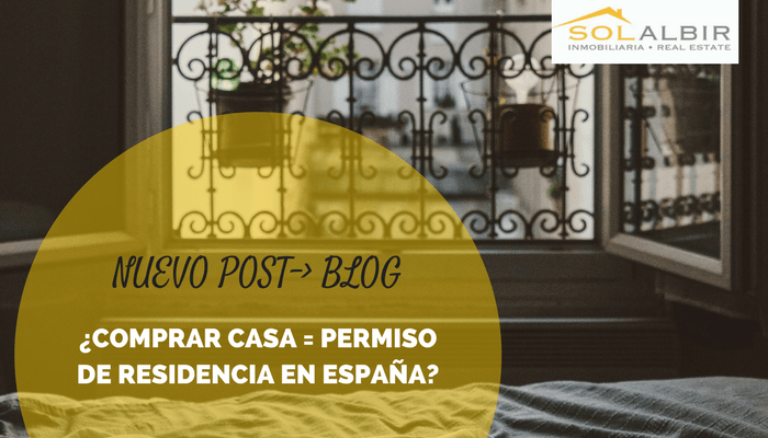 How do I get the residence card if I purchase a house in Spain?